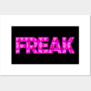 Freak x Jason Voorhees Pink Hero Design | Freak Mask Shutdown by Tyler Tilley (tiger picasso) Posters and Art